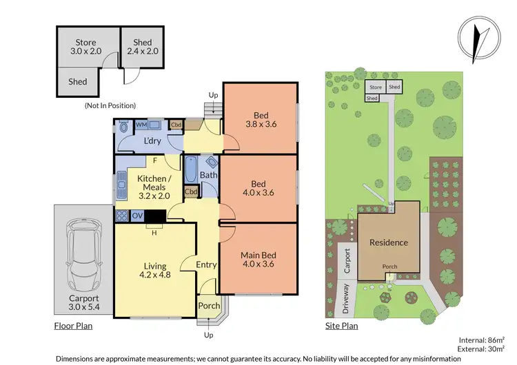 Floorplan of Homely house listing, 2 Russet Road, Ringwood East VIC 3135