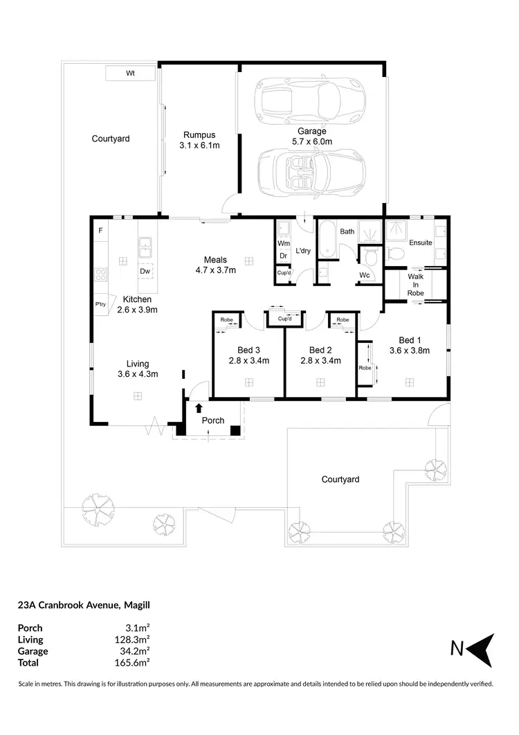 Floorplan of Homely house listing, 23A Cranbrook Avenue, Magill SA 5072