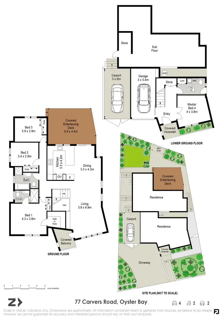 Floorplan of Homely house listing, 77 Carvers Road, Oyster Bay NSW 2225