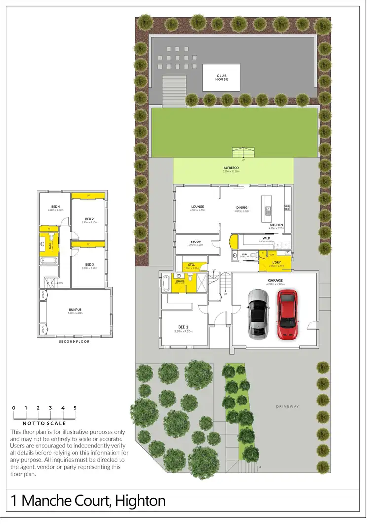Floorplan of Homely house listing, 1 Manche Court, Highton VIC 3216