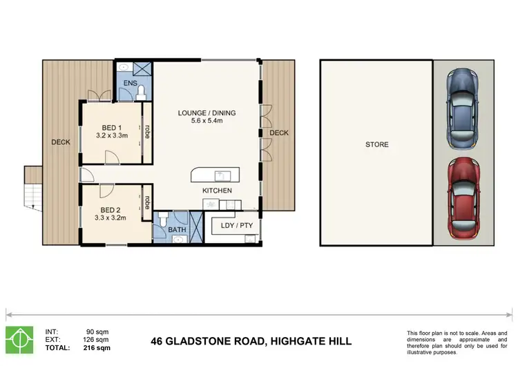 Floorplan of Homely house listing, 46 Gladstone Road, Highgate Hill QLD 4101