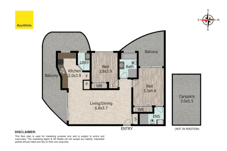 Floorplan of Homely unit listing, 3/7-9 Torrens Street, Merrylands NSW 2160