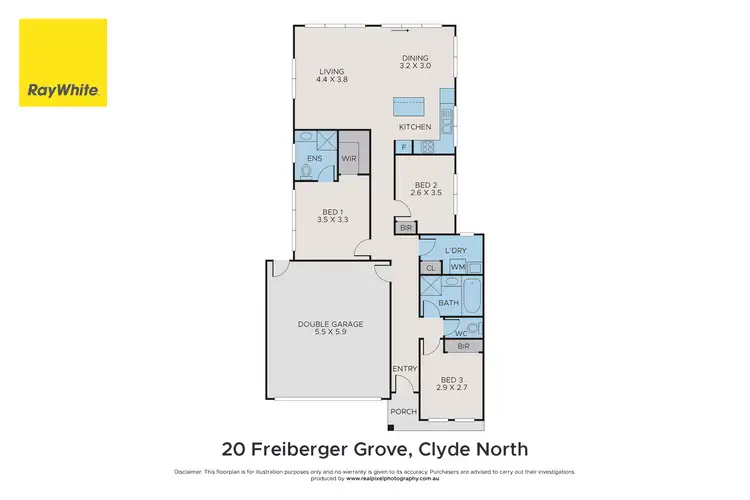 Floorplan of Homely house listing, 20 Freiberger Grove, Clyde North VIC 3978