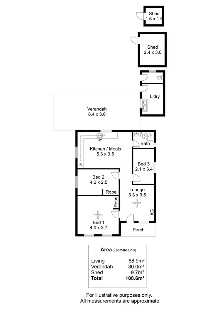 Floorplan of Homely house listing, 1 Mary Street, Peterhead SA 5016