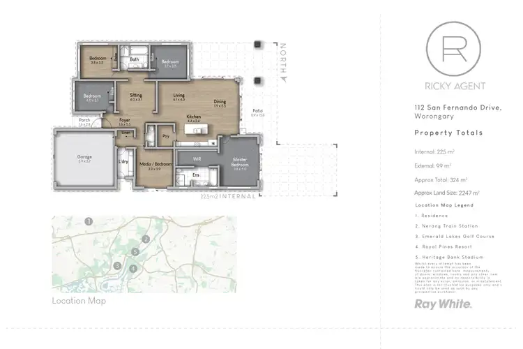 Floorplan of Homely house listing, 112 San Fernando Drive, Worongary QLD 4213