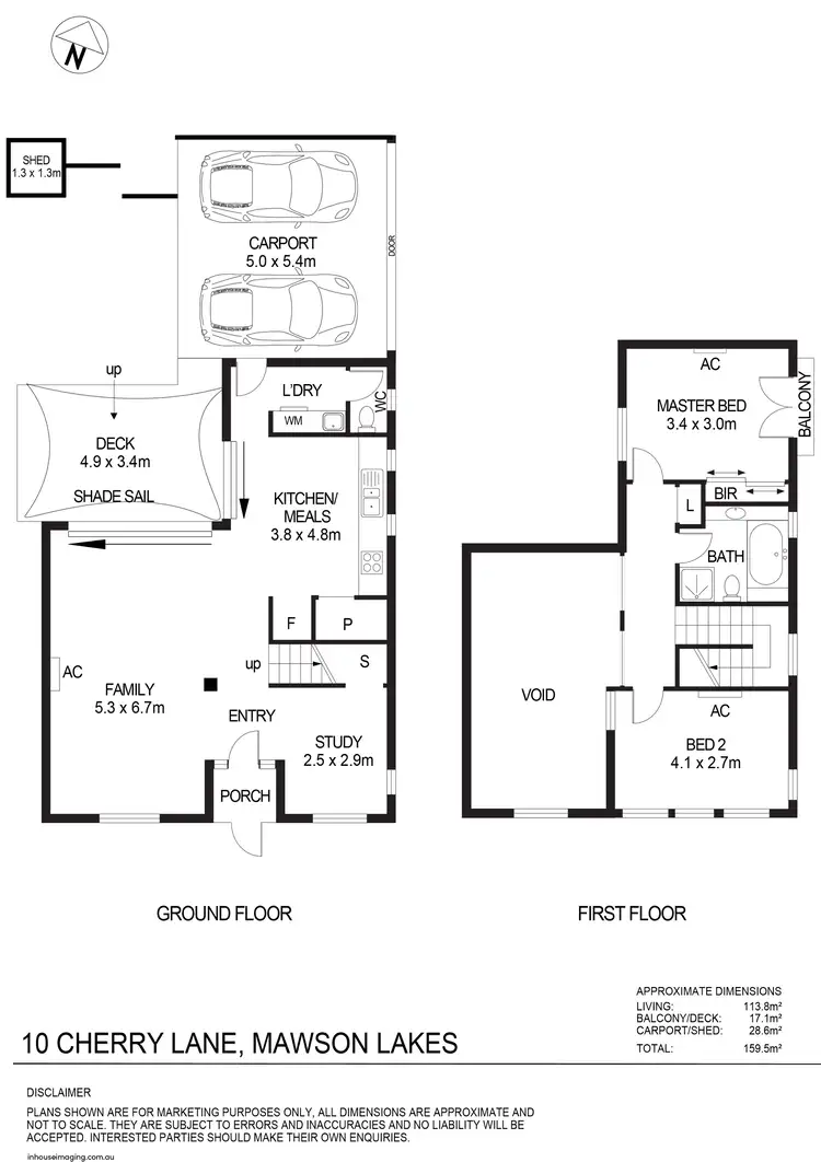 Floorplan of Homely house listing, 10 Cherry Lane, Mawson Lakes SA 5095