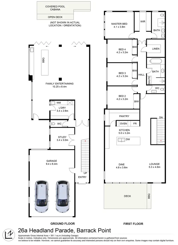 Floorplan of Homely house listing, 26A Headland Parade, Barrack Point NSW 2528