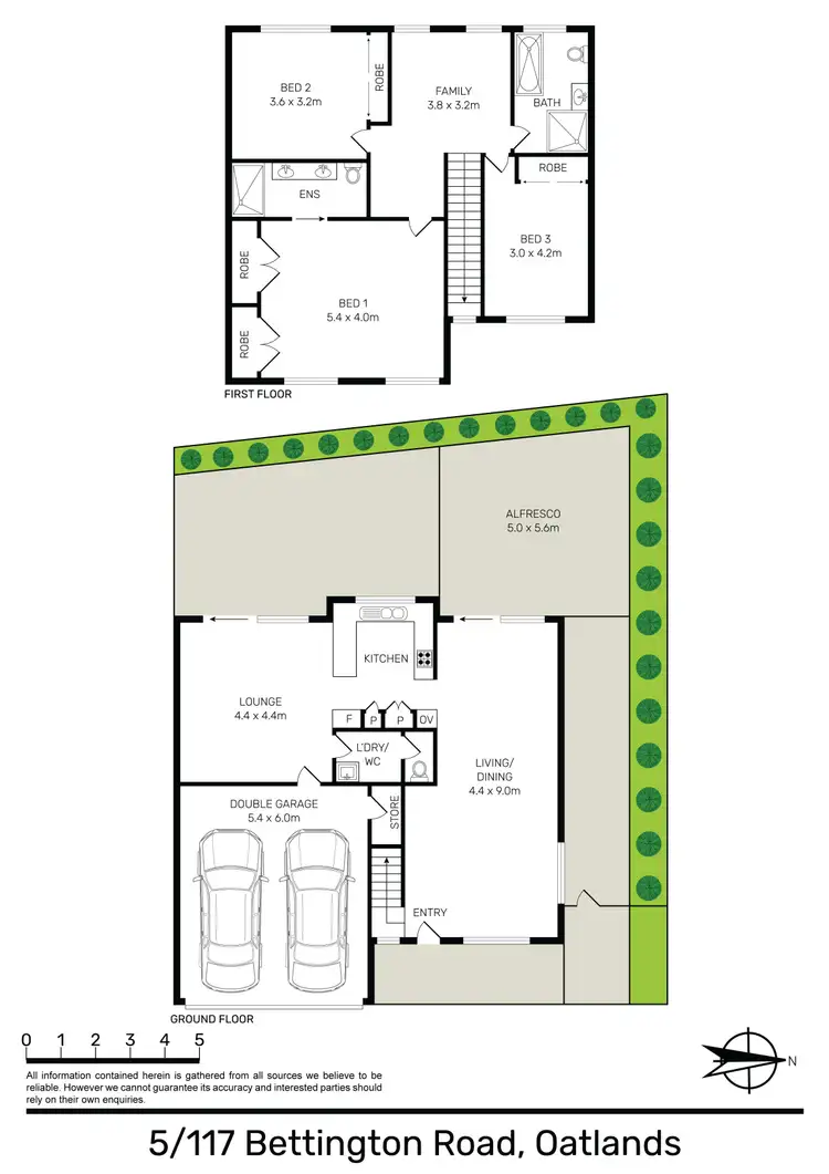 Floorplan of Homely townhouse listing, 5/117-119 Bettington Road, Oatlands NSW 2117