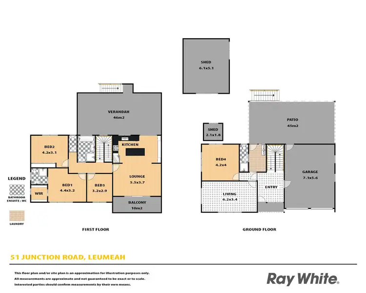 Floorplan of Homely other listing, 51 Junction Road, Leumeah NSW 2560