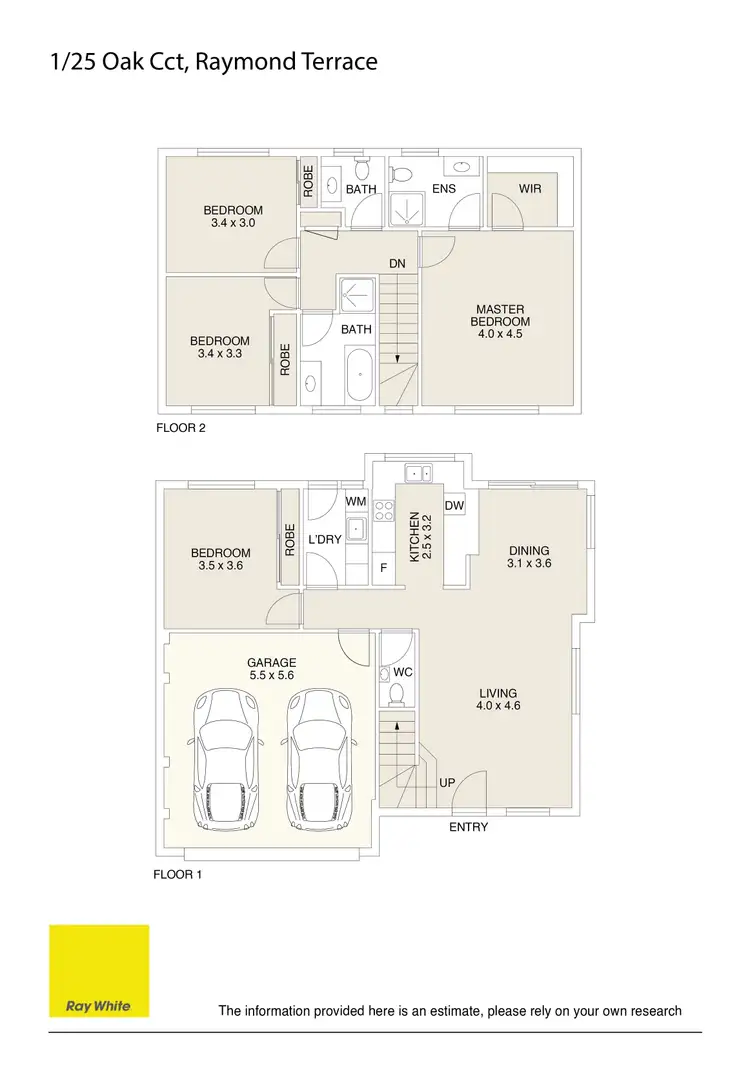 Floorplan of Homely apartment listing, 1/25 Oak Circuit, Raymond Terrace NSW 2324