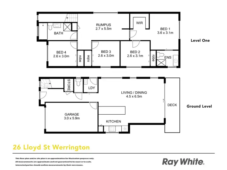 Floorplan of Homely house listing, 26 Lloyd Street, Werrington NSW 2747