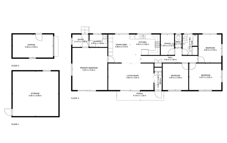 Floorplan of Homely house listing, 39 Mark Road, Branyan QLD 4670