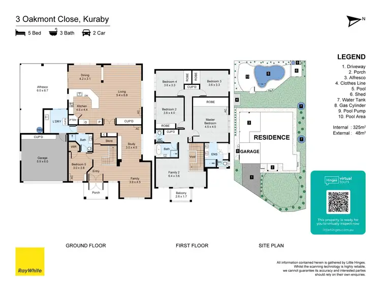 Floorplan of Homely house listing, 3 Oakmont Close, Kuraby QLD 4112