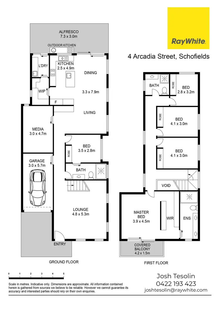 Floorplan of Homely house listing, 4 Arcadia Street, Schofields NSW 2762