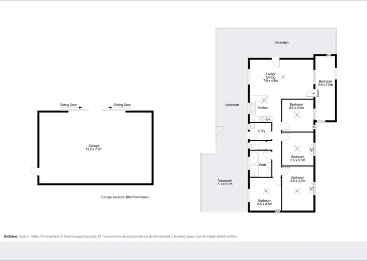 Floorplan of Homely house listing, 32 Fairway Drive, Bilingurr WA 6725