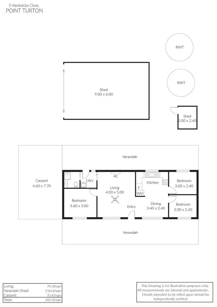 Floorplan of Homely house listing, 5 Hardwicke Close, Point Turton SA 5575