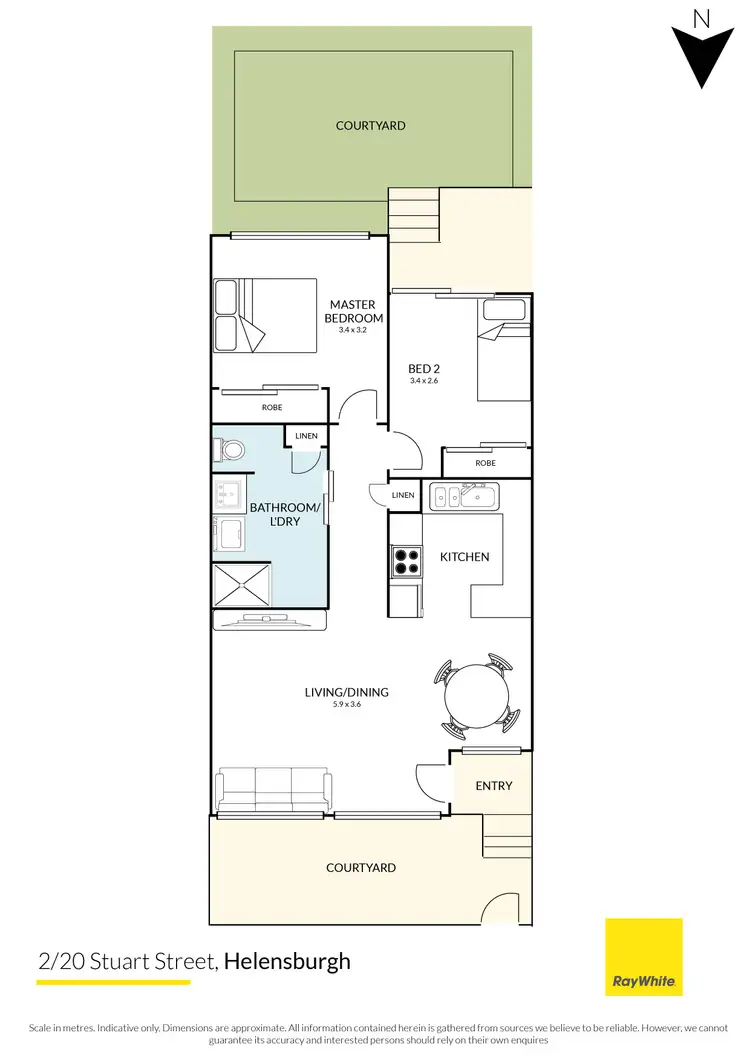Floorplan of Homely villa listing, 2/20 Stuart Street, Helensburgh NSW 2508