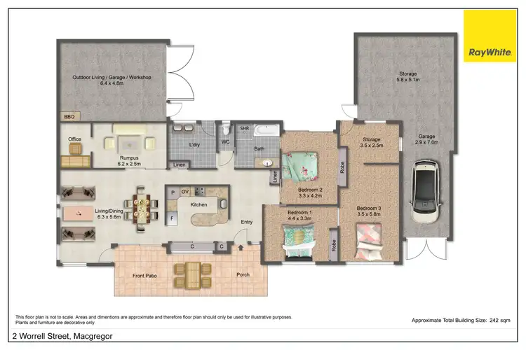 Floorplan of Homely house listing, 2 Worrell Street, Macgregor QLD 4109