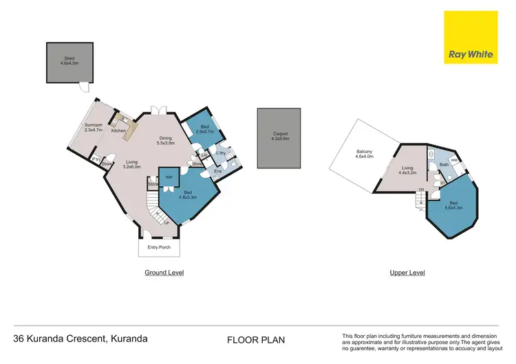 Floorplan of Homely house listing, 36 Kuranda Crescent, Kuranda QLD 4881