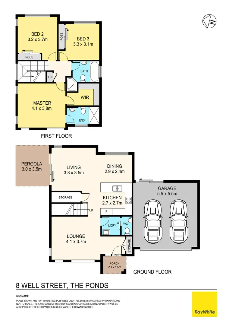Floorplan of Homely house listing, 8 Well Street, The Ponds NSW 2769