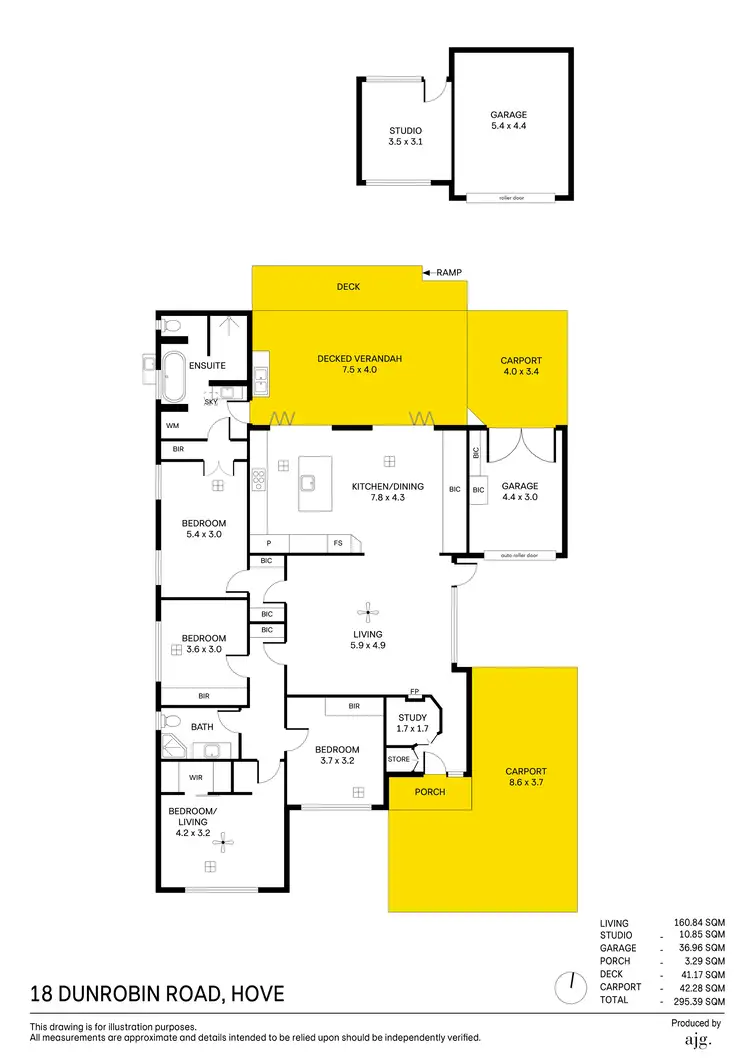 Floorplan of Homely house listing, 18 Dunrobin Road, Hove SA 5048