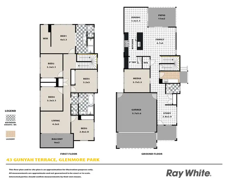Floorplan of Homely house listing, 43 Gunyah Drive, Glenmore Park NSW 2745