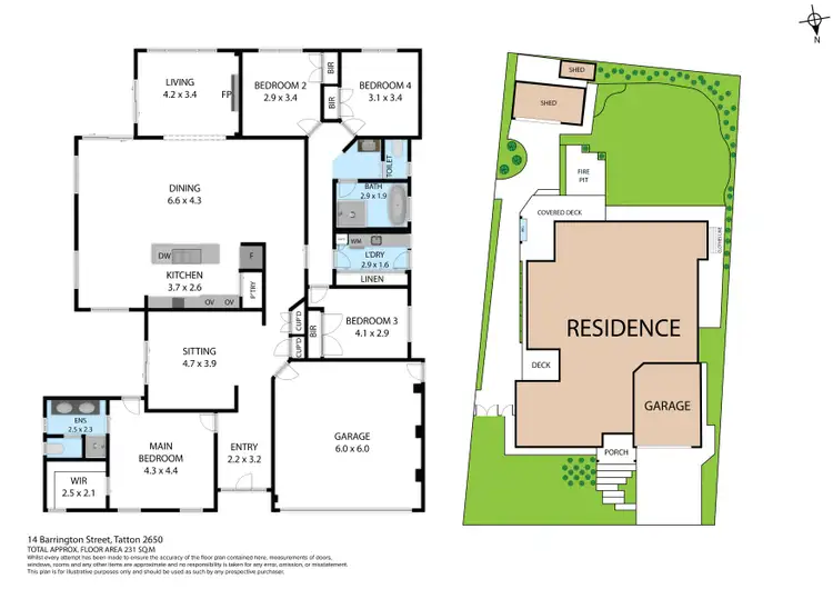 Floorplan of Homely house listing, 14 Barrington Street, Tatton NSW 2650