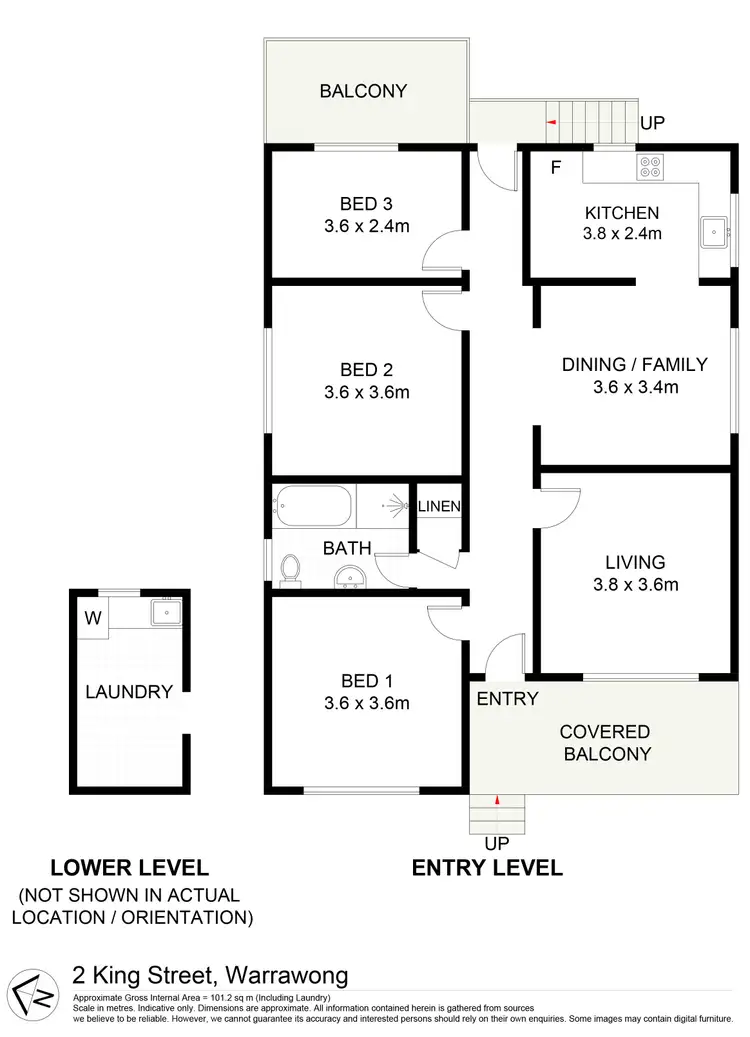 Floorplan of Homely house listing, 2 King Street, Warrawong NSW 2502