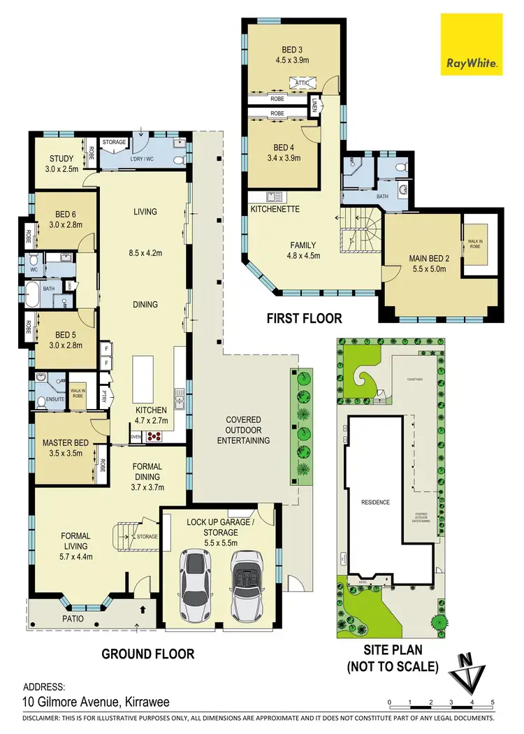 Floorplan of Homely house listing, 10 Gilmore Avenue, Kirrawee NSW 2232
