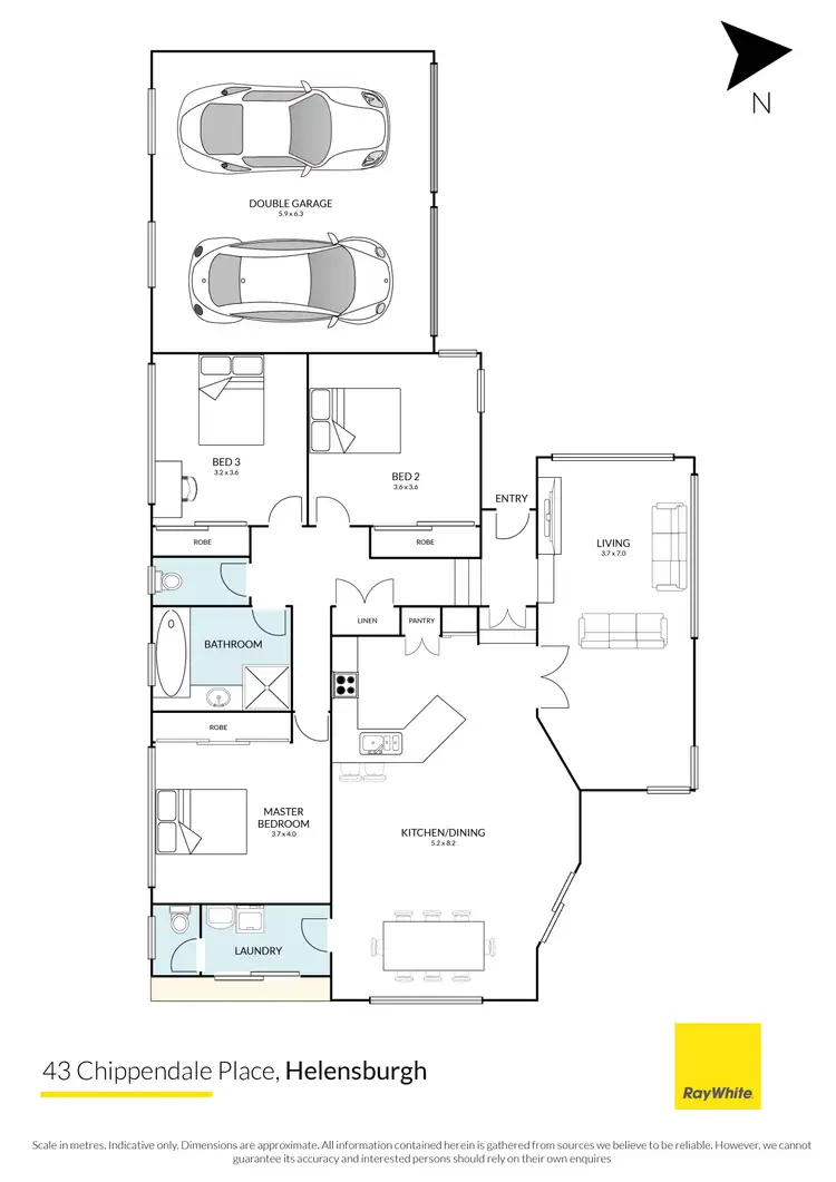 Floorplan of Homely house listing, 43 Chippendale Place, Helensburgh NSW 2508