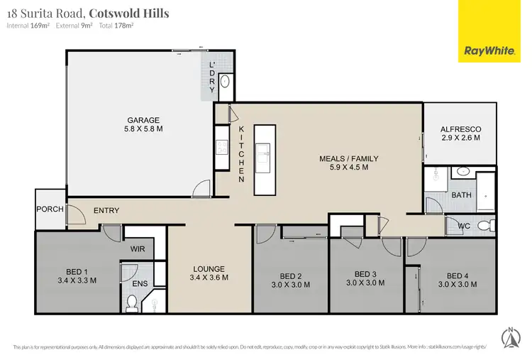 Floorplan of Homely house listing, 18 Surita Street, Cotswold Hills QLD 4350