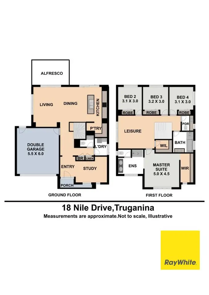 Floorplan of Homely house listing, 18 Nile Drive, Truganina VIC 3029