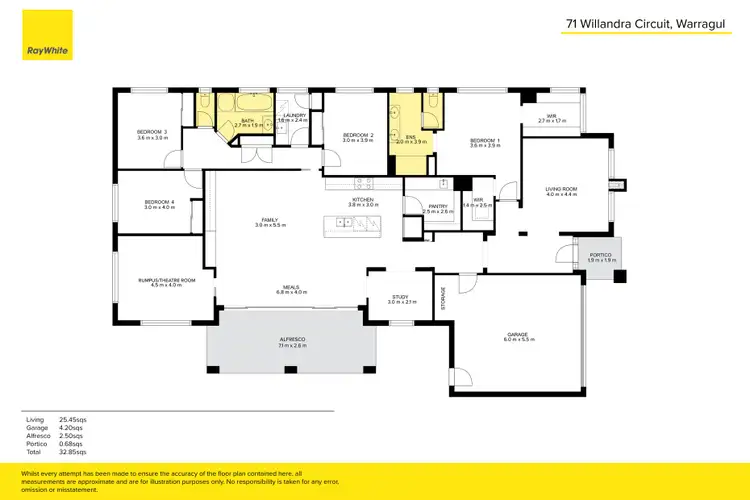 Floorplan of Homely house listing, 71 Willandra Circuit, Warragul VIC 3820