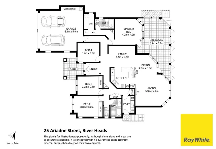 Floorplan of Homely house listing, 25 Ariadne Street, River Heads QLD 4655