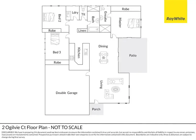 Floorplan of Homely house listing, 2 Ogilvie Court, Tolga QLD 4882