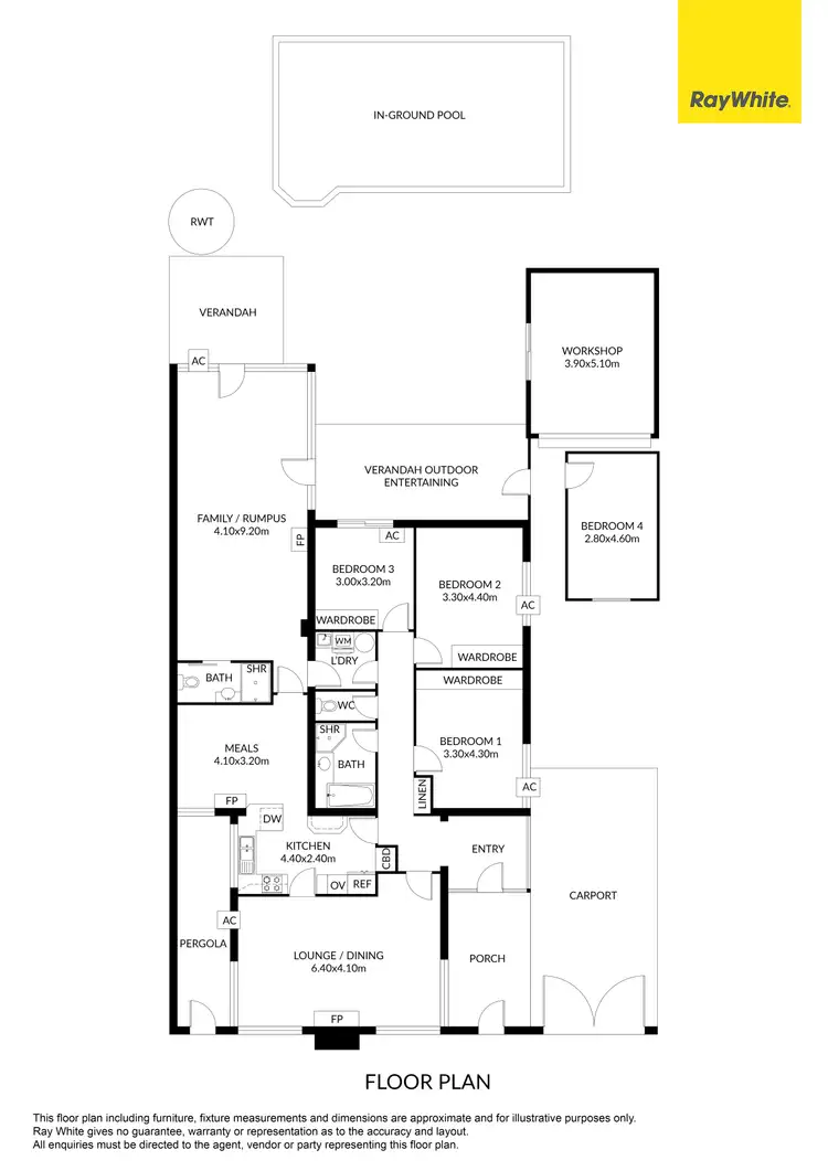 Floorplan of Homely house listing, 18 Hazel Terrace, Henley Beach South SA 5022