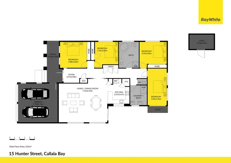 Floorplan of Homely house listing, 15 Hunter Street, Callala Bay NSW 2540