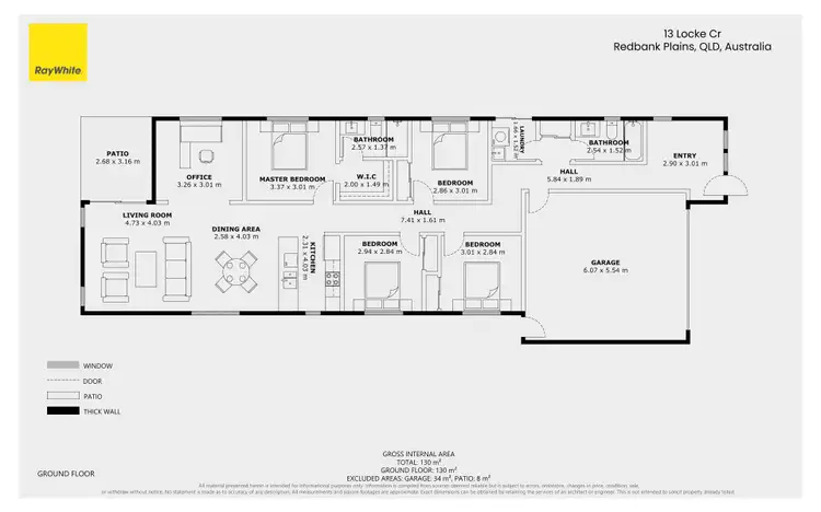 Floorplan of Homely house listing, 13 Locke Crescent, Redbank Plains QLD 4301