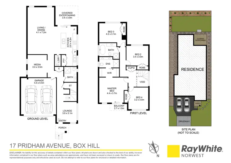 Floorplan of Homely house listing, 17 Pridham Avenue, Box Hill NSW 2765