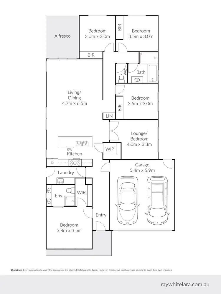 Floorplan of Homely house listing, 16 Coppice Street, Lara VIC 3212