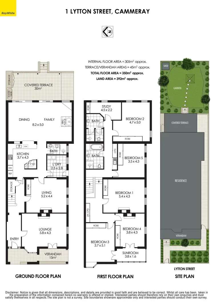 Floorplan of Homely house listing, 1 Lytton Street, Cammeray NSW 2062