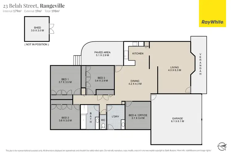 Floorplan of Homely house listing, 23 Belah Street, Rangeville QLD 4350
