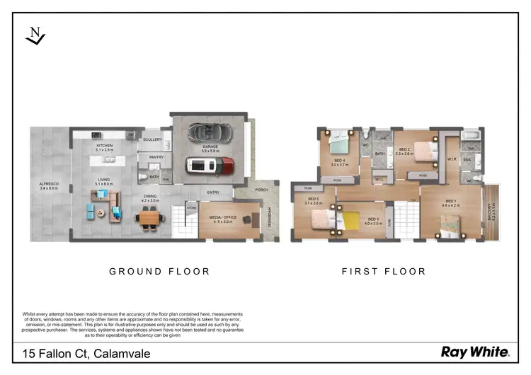 Floorplan of Homely house listing, 15 Fallon Court, Calamvale QLD 4116