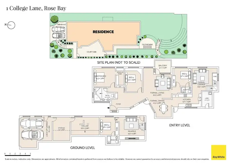 Floorplan of Homely house listing, 1 College Lane, Rose Bay NSW 2029