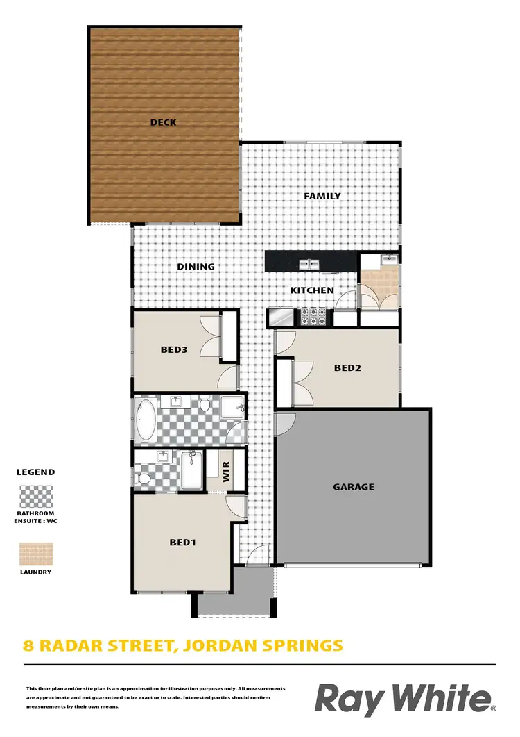 Floorplan of Homely house listing, 8 Radar Street, Jordan Springs NSW 2747