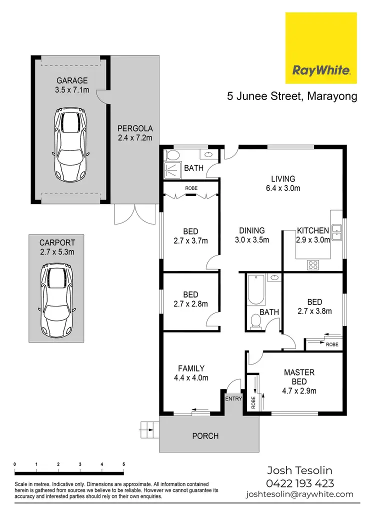 Floorplan of Homely house listing, 5 Junee Street, Marayong NSW 2148