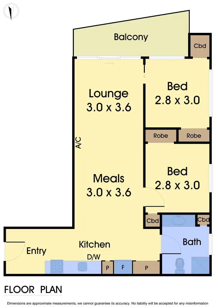 Floorplan of Homely apartment listing, 204/402 Dandenong Road, Caulfield North VIC 3161