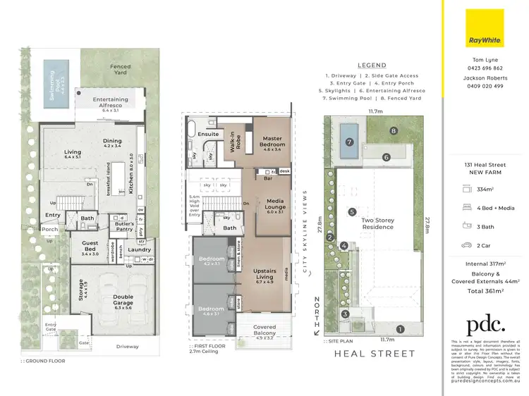 Floorplan of Homely house listing, 131 Heal Street, New Farm QLD 4005