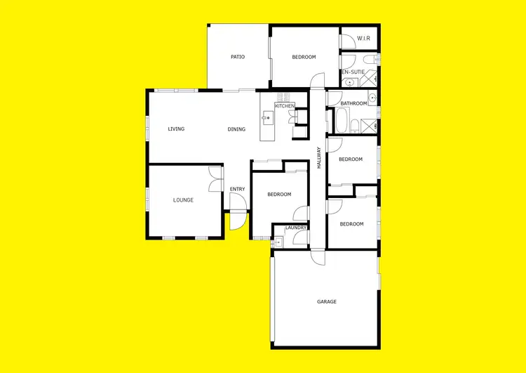 Floorplan of Homely house listing, 41 Montana Drive, Mildura VIC 3500