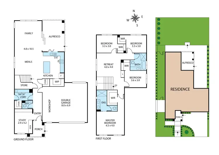 Floorplan of Homely house listing, 12 Horning Street, Doreen VIC 3754